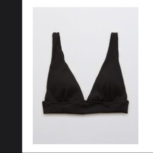Aerie black bathing suit top size medium